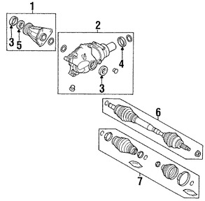 Foto de Sello Semieje Junta Homocinetica Original para Land Rover Range Rover Land Rover Range Rover Sport Land Rover Discovery Marca LAND ROVER Nmero de Parte TZB000050