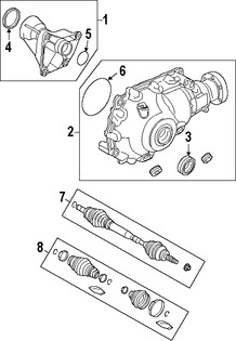 Foto de Sello Semieje Junta Homocinetica Original para Land Rover Range Rover Marca LAND ROVER Nmero de Parte TBX000080