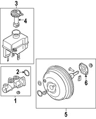 Foto de Depsito del Cilindro Maestro del Freno Original para Land Rover Range Rover Marca LAND ROVER Nmero de Parte SJY000050