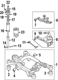 Foto de Amortiguador Original para Land Rover Range Rover Marca LAND ROVER Nmero de Parte RPD500940