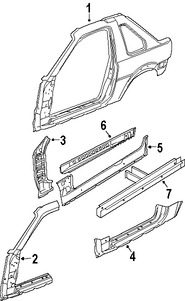 Foto de Estribo Original para Land Rover Freelander 2003 2004 2005 Marca LAND ROVER Nmero de Parte ASR2421