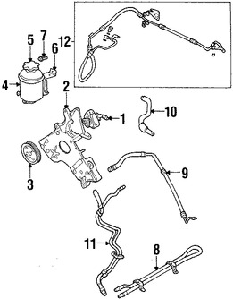 Foto de Enfriador Direccin Asistida Original para Land Rover Freelander 2002 2003 2004 2005 Marca LAND ROVER Nmero de Parte QGC500080