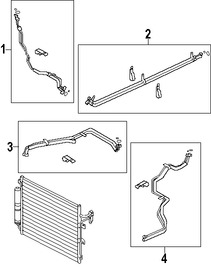 Foto de Manguera de Refrigerante Aire Acondicionado Original para Land Rover LR3 2005 2006 2007 2008 2009 Marca LAND ROVER Nmero de Parte LR029189