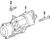 Foto de Motor de arranque Original para Land Rover LR3 Land Rover Range Rover Sport Marca LAND ROVER Remanufacturado Nmero de Parte NAD500310