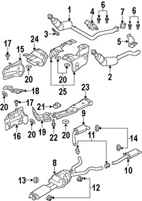 Foto de Abrazadera de escape Original para Land Rover Range Rover Sport 2006 2007 2008 2009 Marca LAND ROVER Nmero de Parte WCL500040