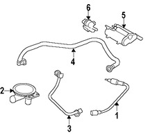 Foto de Manguera Vlvula PCV Original para Land Rover Range Rover Sport 2006 2007 2008 2009 Marca LAND ROVER Nmero de Parte 4663372