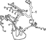 Foto de Arns de Cables del Motor Original para Land Rover LR2 2008 Marca LAND ROVER Nmero de Parte LR005972