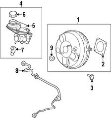 Foto de Cilindro Maestro de Freno Original para Land Rover LR2 Land Rover Marca LAND ROVER Nmero de Parte LR067017