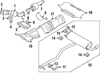 Foto de Sujetador Sistema de Escape Original para Land Rover  Land Rover LR2 Marca LAND ROVER Nmero de Parte LR000593