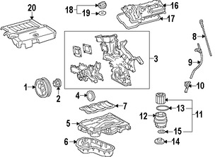 Foto de Engranaje del Cigueal Original para Toyota Lexus Marca LEXUS Nmero de Parte 135210P011