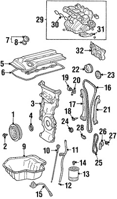 Foto de Tensor de la Cadena del Tiempo Original para Toyota Scion Lexus Marca LEXUS Nmero de Parte 135400H010