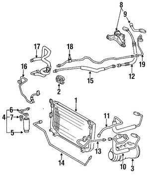 Foto de Interruptor de Lado de presin alta Aire Acondicionado Original para Lexus LS400 1990 1991 Toyota Corolla 1993 Toyota Celica 1990 1991 Marca LEXUS Nmero de Parte 8864550010