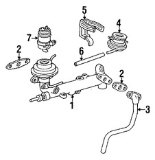 Foto de Empacadura de Vlvula EGR Original para Lexus ES250 1990 1991 Marca LEXUS Nmero de Parte 2562762010