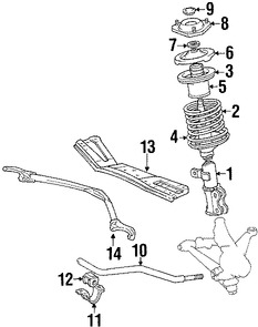 Foto de Puntal de suspensin Original para Lexus ES250 Toyota Camry Marca LEXUS Nmero de Parte 4852032083