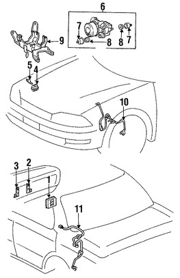 Foto de Mdulo de control de ABS Original para Toyota Camry Lexus ES300 Marca LEXUS Nmero de Parte 8954133010