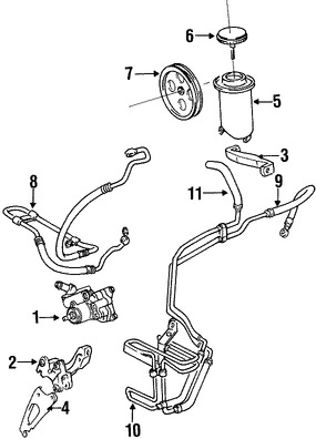 Foto de Manguera Direccion Hidraulica Original para Lexus SC300 Marca LEXUS Nmero de Parte 4441624040