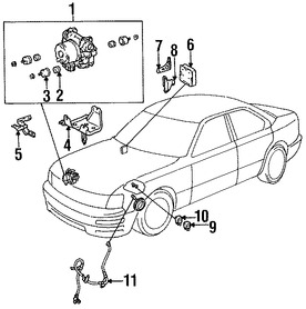 Foto de Rel Frenos ABS Original para Lexus Toyota Marca LEXUS Nmero de Parte 8826324020