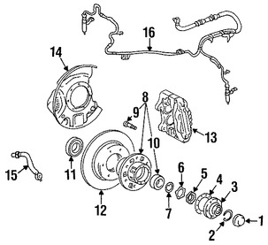 Foto de Rodaje de Rueda Original para Lexus Toyota Marca LEXUS Nmero de Parte 9008036067