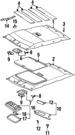 Foto de Bombilla de luz de mapa Original para Lexus Toyota Marca LEXUS Nmero de Parte 9008498049