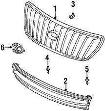 Foto de Tornillo de parrilla / rejilla Original para Toyota Avalon Toyota Corolla Toyota RAV4 Lexus RX300 Lexus IS300 Marca LEXUS Nmero de Parte 9016850057