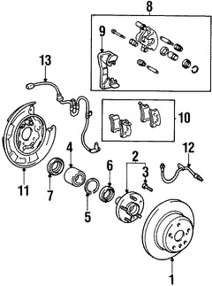 Foto de Sello de Rueda Original para Toyota Highlander Lexus RX300 Marca LEXUS Nmero de Parte 9031156031