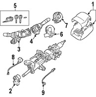 Foto de Interruptor del limpiaparabrisas Original para Lexus RX330 Lexus RX350 Lexus RX400h Lexus LX570 Marca LEXUS Nmero de Parte 8465248140