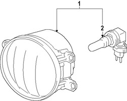 Foto de Bombilla de la luz de niebla Original para Toyota  Lexus Marca LEXUS Nmero de Parte 9098113090