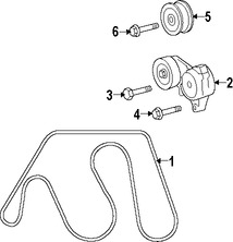 Foto de Perno de la polea del tensor de la correa Original para Lexus IS F Marca LEXUS Nmero de Parte 90110A0005