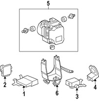 Foto de Mdulo de control de ABS Original para Lexus IS350 2007 2008 2006 Lexus IS250 2006 2007 2008 Marca LEXUS Nmero de Parte 8954053260