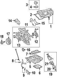 Foto de Empacadura de Cubierta de Vlvula Original para Lexus Marca LEXUS Nmero de Parte 1121331040