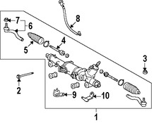 Foto de Terminal de la direccin Original para Lexus Marca LEXUS Nmero de Parte 4546039715