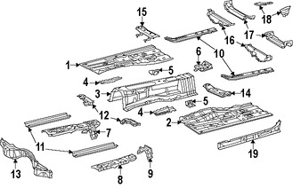 Foto de Bandeja de Piso Original para Lexus Marca LEXUS Nmero de Parte 5810553020