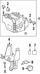 Foto de Conjunto hidrulico de frenos ABS Original para Lexus ES350 2007 2008 Marca LEXUS Nmero de Parte 4405033200