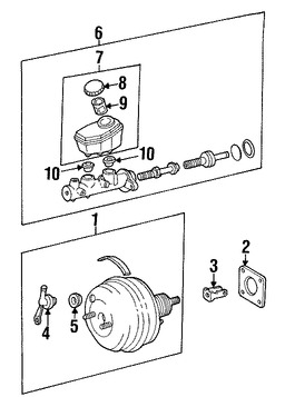 Foto de Empacadura de Depsito Cilindro Maestro de Freno Original para Toyota Lexus Scion Marca LEXUS Nmero de Parte 4725516010