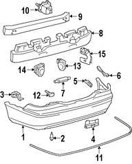 Foto de Soporte de Sensor de Temperatura de Aire Ambiental Original para Lexus LS430 2001 2002 2003 2004 2005 2006 Marca LEXUS Nmero de Parte 8934850010