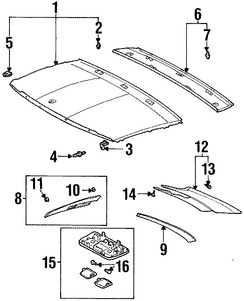 Foto de Clip de Panel de Moldura Pilar B Original para Lexus SC430 2006 2007 2008 2009 2010 Marca LEXUS Nmero de Parte 9046705098E1