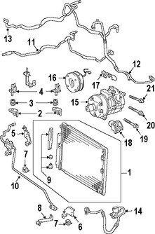 Foto de Receptor-Secador de Aire Acondicionado Original para Lexus Toyota Scion Marca LEXUS Nmero de Parte 8847417010