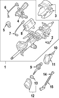 Foto de Cardn de Eje de Columna Direccin Original para Lexus GX470 Toyota 4Runner Toyota FJ Cruiser Marca LEXUS Nmero de Parte 4521935160