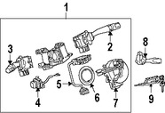 Foto de Cilindro de Encendido Original para Lexus GX470 Lexus RX330 Lexus RX350 Lexus RX400h Marca LEXUS Nmero de Parte 690570E011