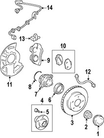 Foto de Tapa de Polvo de Rodamiento Original para Toyota  Lexus Marca LEXUS Nmero de Parte 4351428010