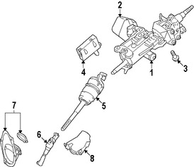 Foto de Cardn de Eje de Columna Direccin Original para Lexus Marca LEXUS Nmero de Parte 4520630200