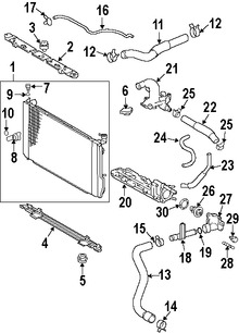 Foto de Brida de Drenaje de Refrigerante de Motor Original para Toyota Highlander Lexus RX400h Marca LEXUS Nmero de Parte 1633120080