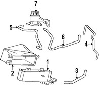 Foto de Enfriador de Aceite de Transmision Original para Lexus RX400h 2006 2007 2008 Toyota Highlander 2006 2007 Marca LEXUS Nmero de Parte 3291048070