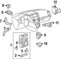 Foto de Fusible Original para Toyota Lexus Scion Marca LEXUS Nmero de Parte 9008082054