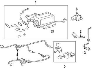 Foto de Sensor de Temperatura del Escape Original para Lexus LS600h Marca LEXUS Nmero de Parte 8942550040