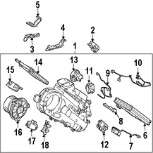 Foto de Radiador del calentador Original para Lexus LX570 Toyota Land Cruiser Marca LEXUS Nmero de Parte 8710728300