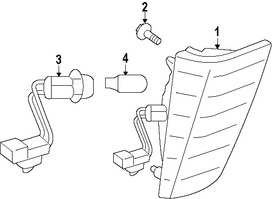 Foto de Porta Bombillo de Retroceso Original para Lexus LX570 Marca LEXUS Nmero de Parte 8168560070