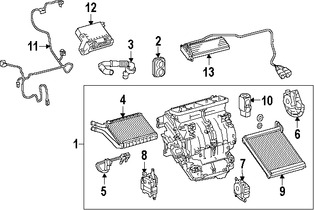 Foto de Radiador del calentador Original para Toyota Scion  Lexus Marca LEXUS Nmero de Parte 8710702230