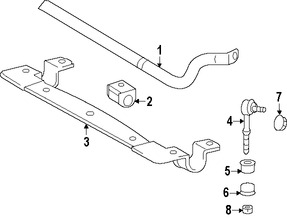 Foto de Buje de Varilla de Barra Estabilizadora Original para Scion tC Scion iM Lexus HS250h Lexus CT200h Toyota RAV4 Toyota Marca LEXUS Nmero de Parte 4881712030