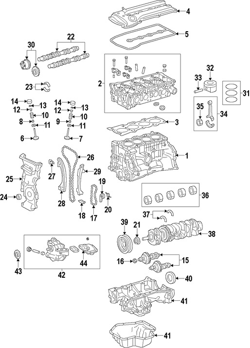 Foto de Seguidor del rbol de levas Original para Toyota Matrix Toyota Corolla Lexus HS250h Marca LEXUS Nmero de Parte 1375121120